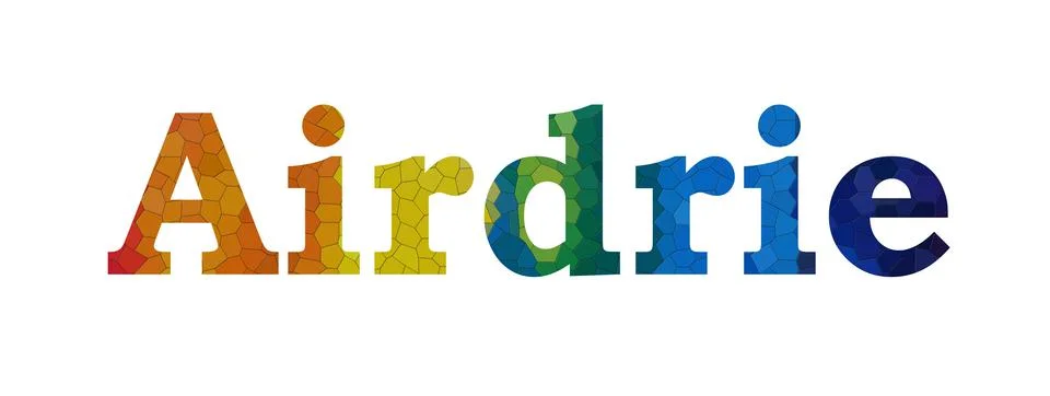Airdrie Stock Illustration