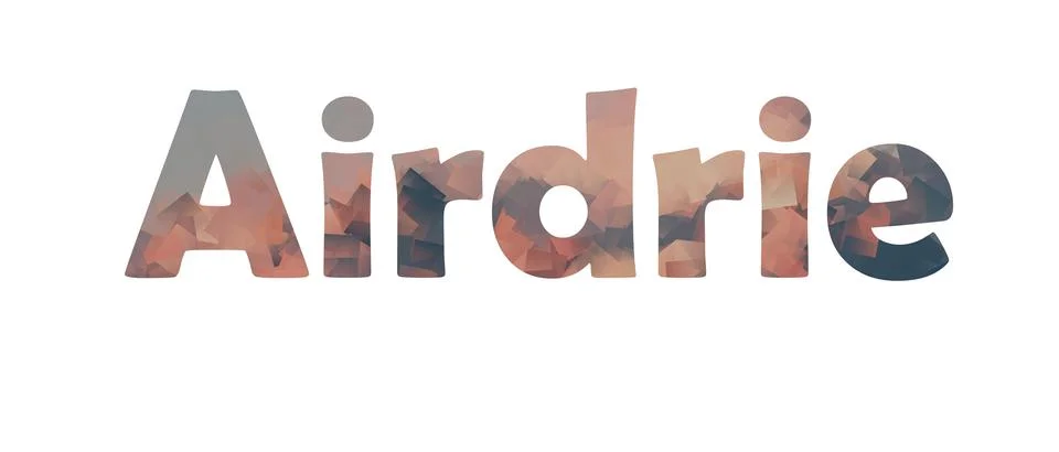 Airdrie Stock Illustration