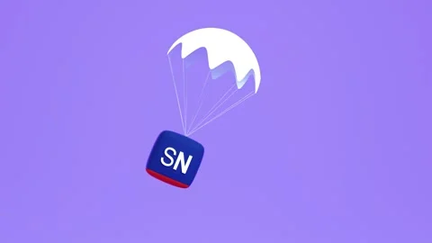 Airdrop of a crypto project with a SN symbol Vidéo 253784048