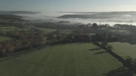 Aire Valley Cloud Inversion 3 Stock Footage 223140627