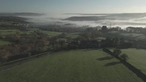 Aire Valley Cloud Inversion 5 Stock Footage 223140712