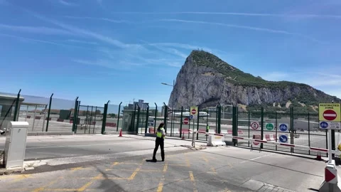Airfield in Gibraltar Stock-Footage 279194525
