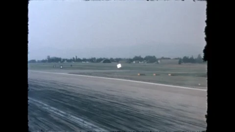 Airfield with Hangars Video stock 277585329