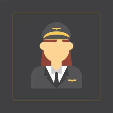 Airforceofficer Иллюстрация