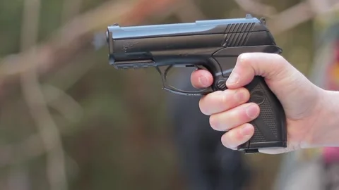 Airgun Vídeo Stock 171666396