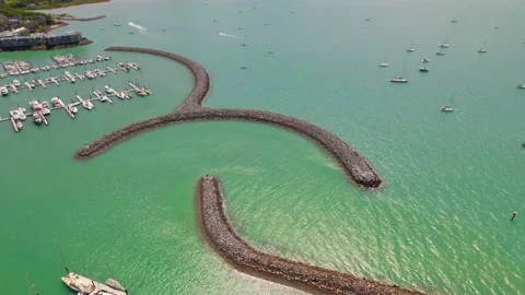 Airlie Beach Breakwater Stock Footage 179345603