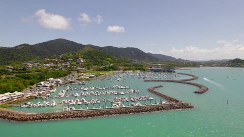 Airlie Beach Marina Static Stock Footage 179345749