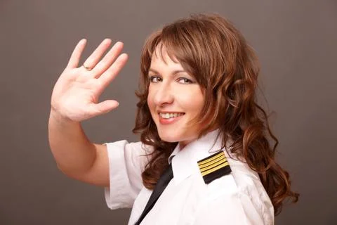 Airline pilot 스톡 사진