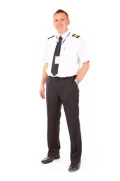 Airline pilot Stock Photos