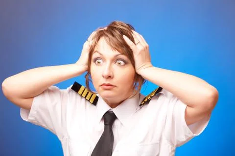 Airline pilot Stock Photos
