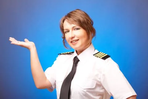 Airline pilot Stock Photos