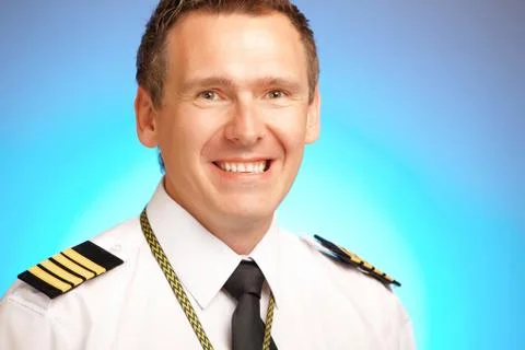 Airline pilot Stock Photos