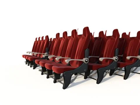 Airline seath Stock Illustration