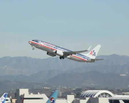 Airline Takeoff 03 PAL Stock Footage 1099724