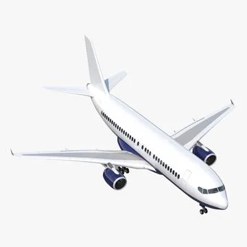 3D Model: Airliner 01 Rigged ~ Buy Now #90936435 | Pond5