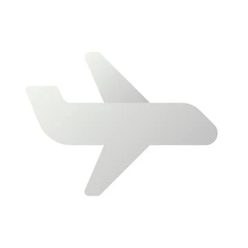 Airliner flat gradient two-color ui icon 스톡 일러스트
