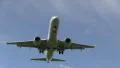 Airliner flies overhead HD Footage