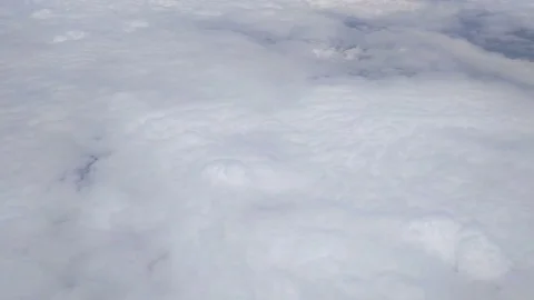 Airliner Flying Above Clouds Stock Footage 78604402