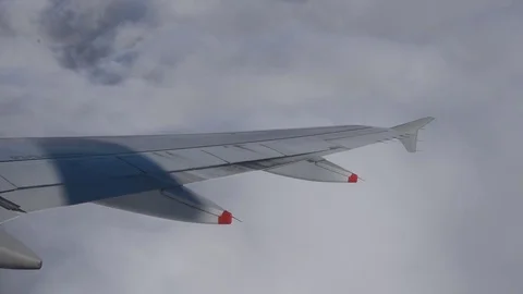 Airliner in the sky Stock Footage 78023757