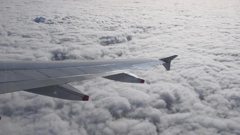 Airliner in the sky Stock Footage 78023809