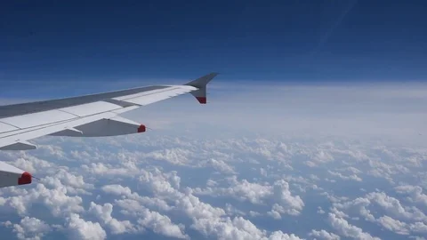 Airliner in the sky Stock Footage 78023834