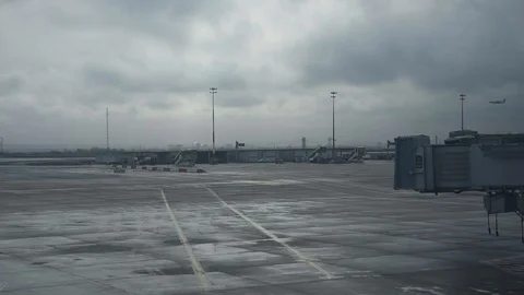 Airliner in the sky Stock Footage 103214095