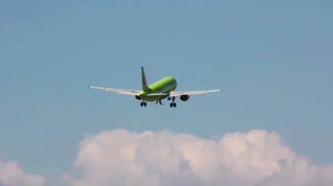 Airliner taking off Stock Footage 30398988