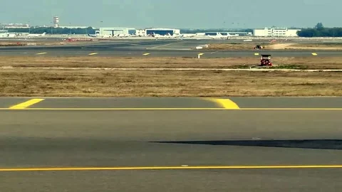 Airliner taking off Stock Footage 232941077
