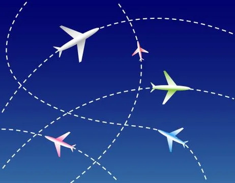 Airlines Stock Illustration