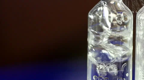 Airlock bubbles from fermenting beer Stock Footage 24827644