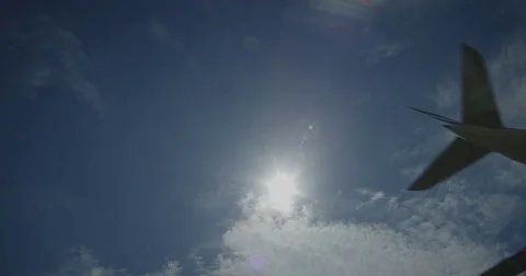 Airlplane from the front Stock Footage 73367248