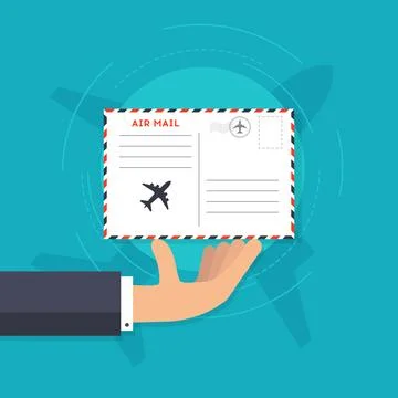 Airmail vector illustration Stock Illustration