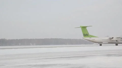 Airplain take off Stock Footage 60127988