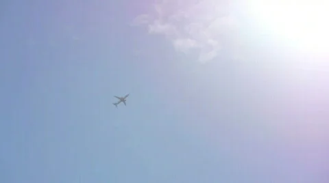 Airplane 4. Stock Footage 723714
