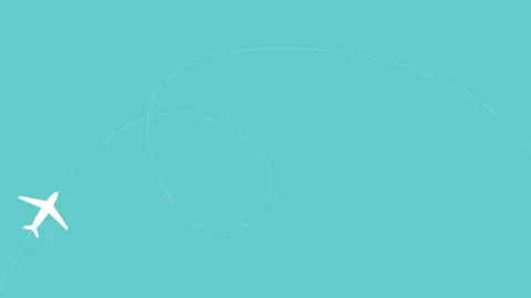 Airplane 7 Video stock 122643455