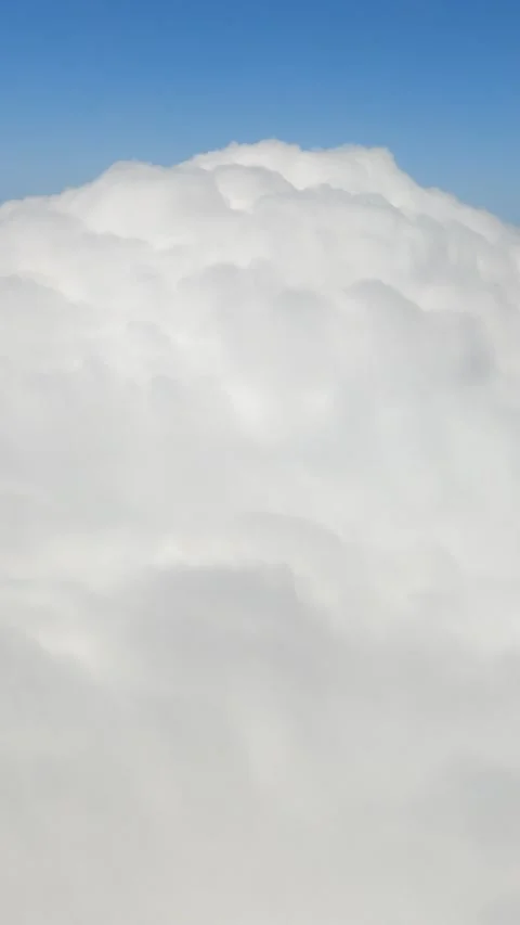 Airplane/ Aeroplane Outside Window View/ Clouds 스톡 동영상 238854992