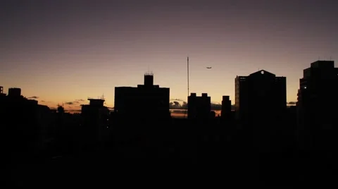 AirPlane afternoon Video stock 49775777