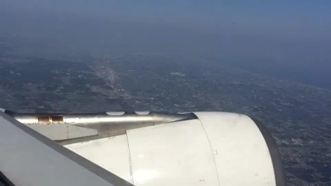Airplane in the air Video stock 162245436