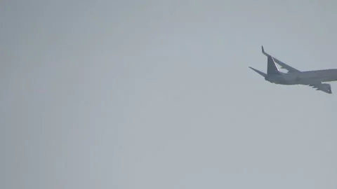 Airplane in the air Stock Footage 284782764