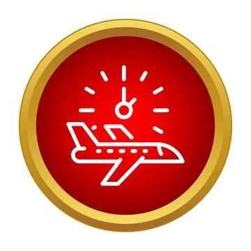 Airplane and clock icon symbolizing flight time management 스톡 일러스트