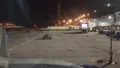 Airplane backing out of Denver intl ready for taxi HD Footage