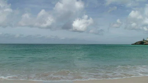 Airplane Beach Video stock 476105