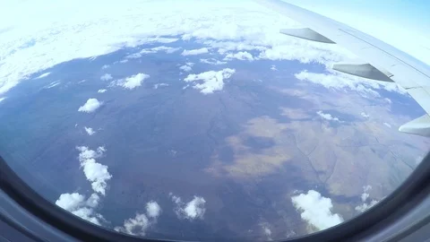 Airplane in Blue Sky Video stock 103498873