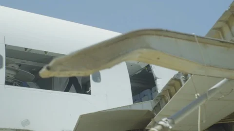 Airplane boneyard Stock Footage 124379411