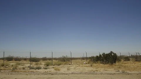 Airplane boneyard Stock Footage 124388372