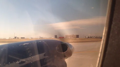 AIRPLANE BROLL PROP PLANE INT 003 Stock Footage 122849862