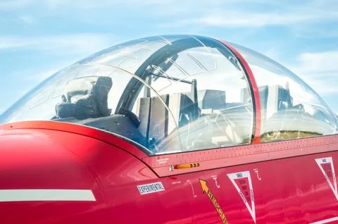Airplane canopy Stock Photos