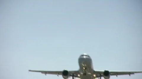 Airplane Up Close 库存影片 331823