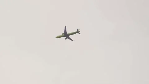 Airplane in clouds Stock Footage 201420770
