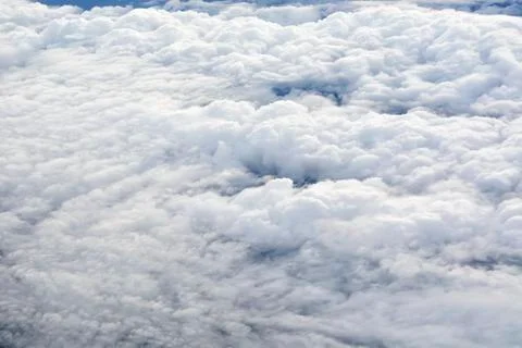 Airplane cloudscapes Stock Photos